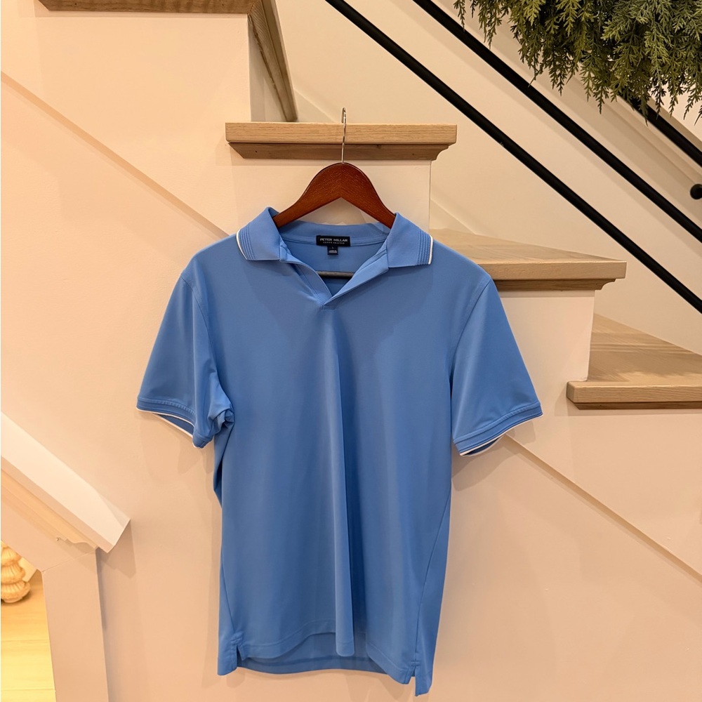 Men's Blue Polo Shirt